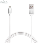 Puro iPhone/iPad Lightning Kabel (sølv) 